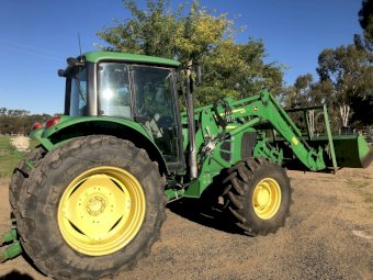 John Deere 6530 Tractor with FEL