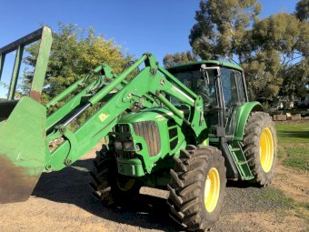 John Deere 6530 Tractor with FEL
