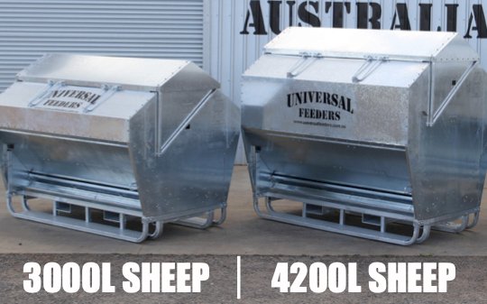 Universal Sheep Feeders | Medium 3000L | Save up to $78 per feeder with Prime Ag Centre