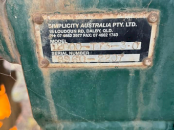 12m Conserva Pak Bar with 12000L Simplicity Air Cart