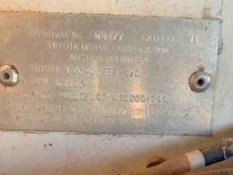 2002 Landcruiser Turbo Diesel Ute