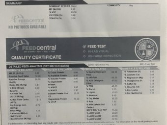 22/23 Season Oaten Hay 8x4x3 Bales
