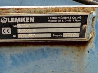 Lemken Rubin 9/250 U Heavy duty Multi Disc plough