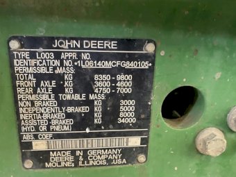 2016 John Deere 6140M Tractor Loader