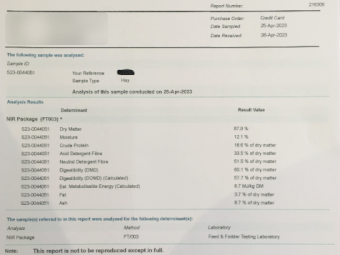 300mt Vetch Hay 600kg 8x4x3 Bales (19/20 Season)