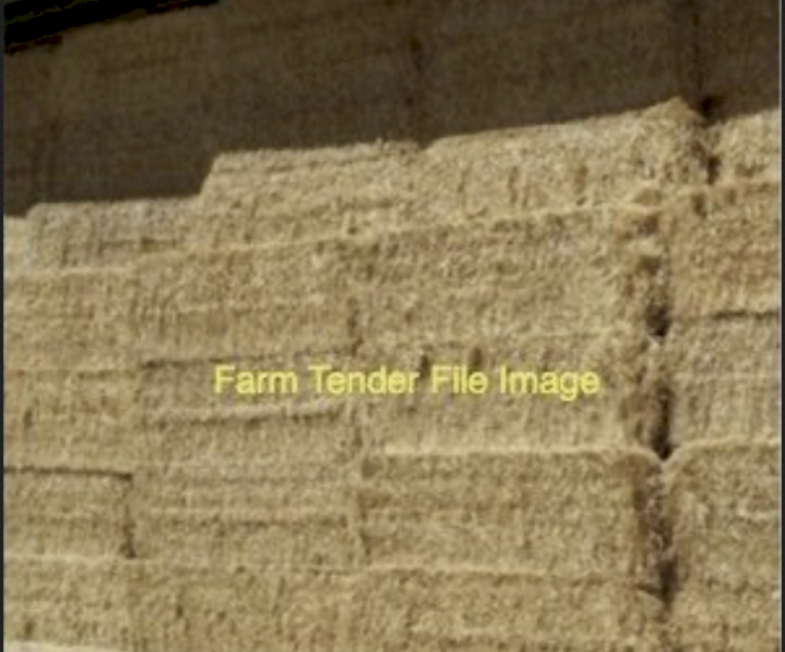 160mt Oaten Straw 525-550kg 8x4x3 Bales