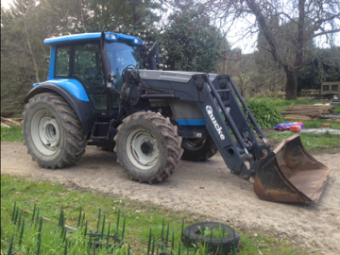 2006  M120 Valtra Tractor with FEL