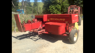 New Holland 417 Baler and Steffen Accumulator with Grab Available if required