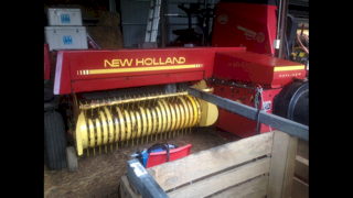 New Holland 417 Baler and Steffen Accumulator with Grab Available if required