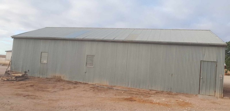 15.5M X 8M X 3M Shed