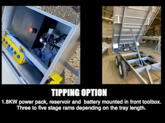 Universal Trailer *FREE Toolbox worth $200 when you order with PAC* - Base Cost 2050mm Wide Galvanized Steel and Painted/ 2500mm Flat-top 2 Tonne