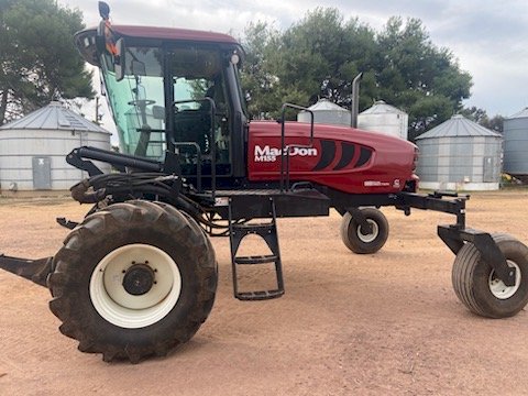 2012 M155 Swather with  D 60 30ft Front