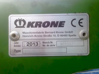 2013  Krone Tedder 7.8 m Rake
