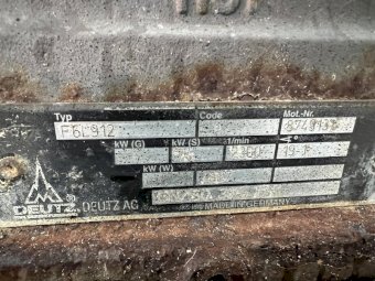 Deutz motor, off Irrigation pump.