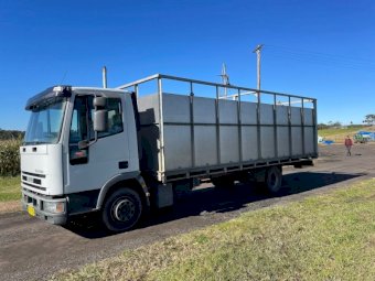 Under Auction - (A228) 2002 IVECO Euro Cargo CATTLE TRUCK 