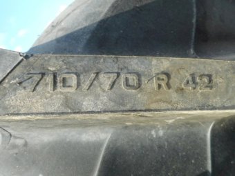 Under Auction - (A226) 2 X Trelleborg TM 900 710/70R42 Tyres and Rims 