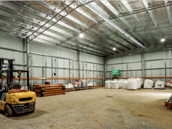 Action Steel Chemical Storage Shed