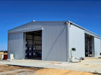 Action Steel Chemical Storage Shed