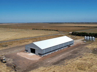 Action Steel Concrete Panel Grain Sheds & Fertiliser Sheds