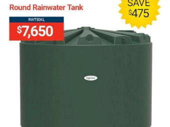 Polymaster Rainwater Round Tank 50,000ltr - SAVE $475 *Winter PolyPromo