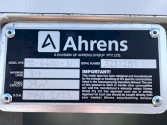 Under Auction - Nhill and District Sporting Club - New Ahrens 31 tonne Field Bin Auction 