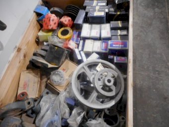 Crate of Assorted Bearings, Housings Etc