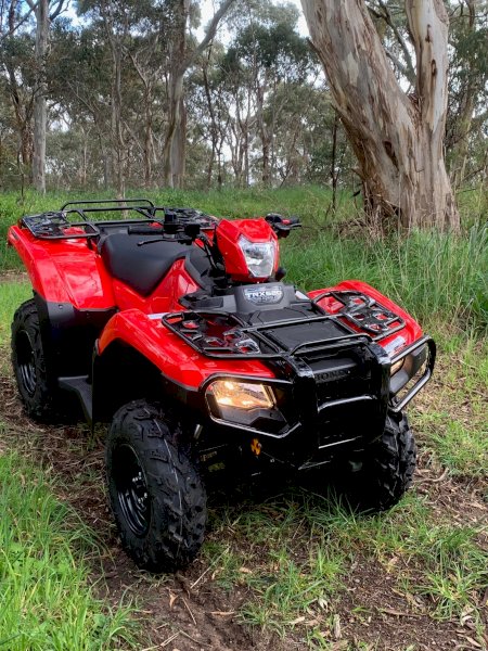 Under Auction - (A227) 2021 Honda TRX520FA6 ATV (NO GST Applicable) 
