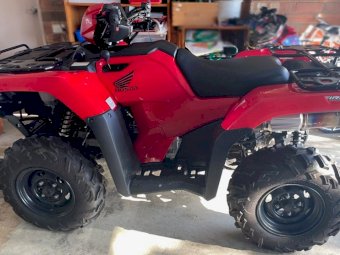 Under Auction - (A227) 2021 Honda TRX520FA6 ATV (NO GST Applicable) 