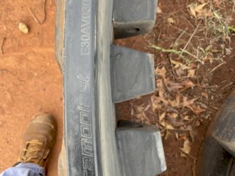 Camoplast Rubber Header Tracks x 2