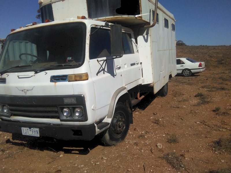 1984 Isuzu Twin Cab Truck With Horse Float
