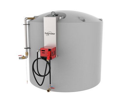 Polymaster 4,500ltr Diesel Bulk Storage Tank + Dispensing Kit - 240V
