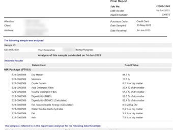 200mt Barley/Rye Hay 550-600kg 8x4x3 Bales
