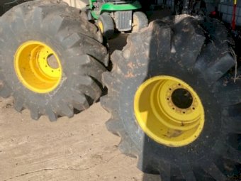 Tyres and Rims to suit a John Deere 1910 Aircart