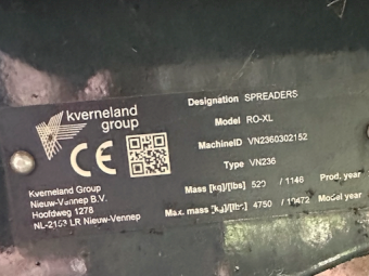 2018 Vicon RO-XL Rotoflow Fertiliser Spreader