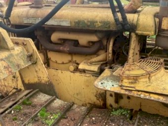 1975 Fiat AT7 Bulldozer with 10.5 FT Angle Tilt Blade