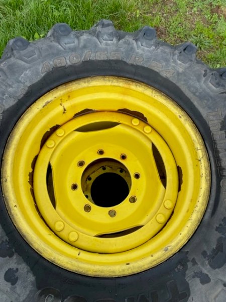 TYRES AND RIMS OFF JD 6330