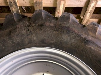 Rear Tyres and Rims off a Magnum 340