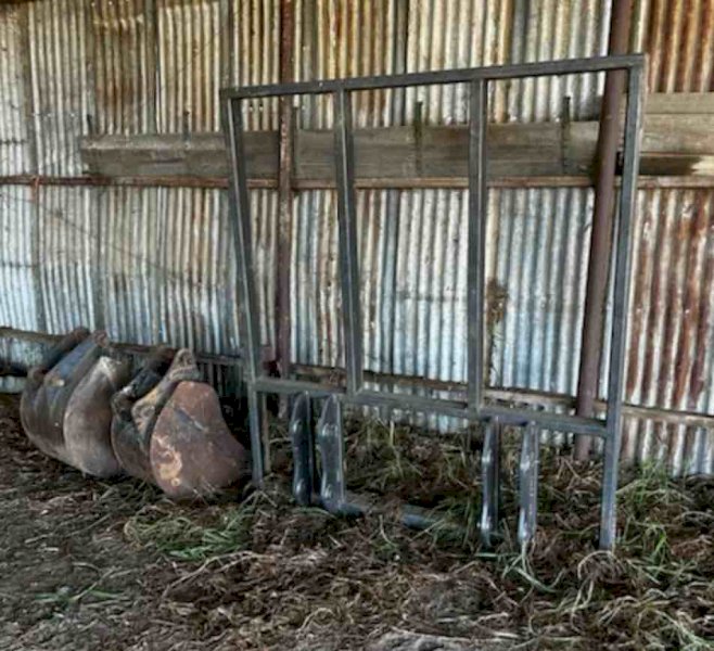 Buckets and Hay Forks for a JCB Backhoe Farm Tender