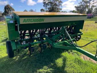 Aitchison 3120 Seed Matic Seed Drill with Roller