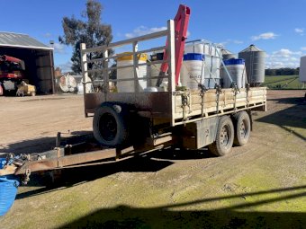 2016 Flat Top Tipper Trailer