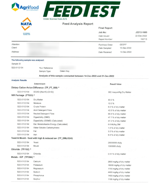 500mt Oaten Hay 500kg 8x4x3 Bales