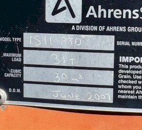 Sherwell 1511 PTO Field Bin