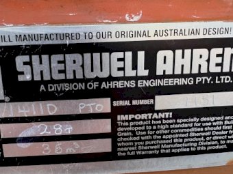 Sherwell 1411D PTO Field Bin