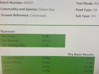 1000mt Oaten Hay 8x4x3 Bales