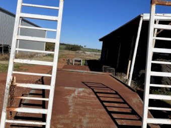 Homemade Farm Hay Trailer