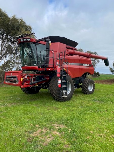 Under Auction - (A236) 2012 Case IH 7230 Header With Macdon 2162 Flex Front. 