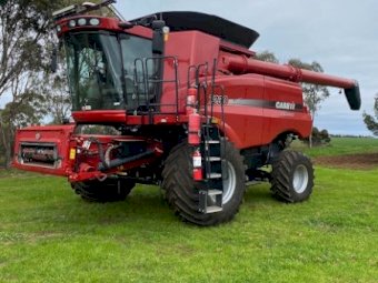 Under Auction - (A236) 2012 Case IH 7230 Header With Macdon 2162 Flex Front. 
