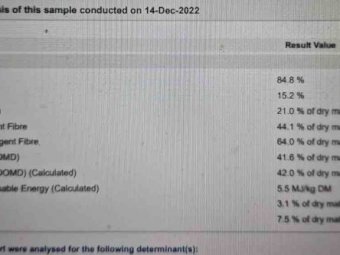 22/23 Season Vetch Hay