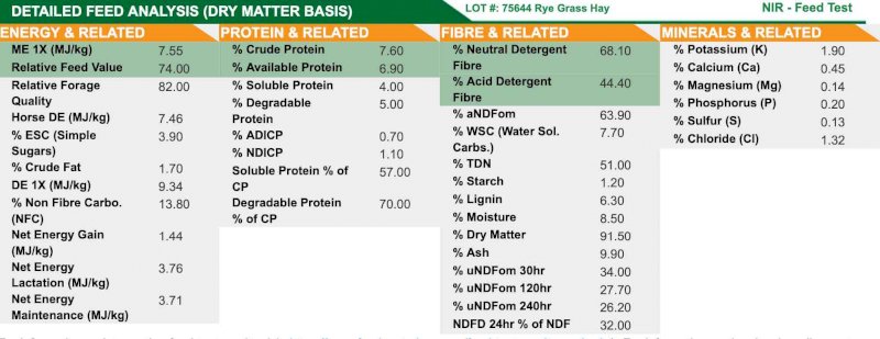 Ryegrass Phalaris and Clover 5x4 Rolls
