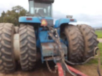 1996 Ford 9680 Versatile Tractor with 46ft Air Seeder